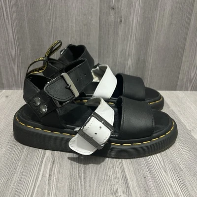 Sandalias Dr. Martens Gryphon Gladiator de cuero negro para mujer talla 5 Foto 1 de 4