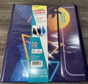 Mead The Original Trapper Keeper mit Delfinen bei Sonnenuntergang mit 2 Ordnern Neu - Bild 1 von 7