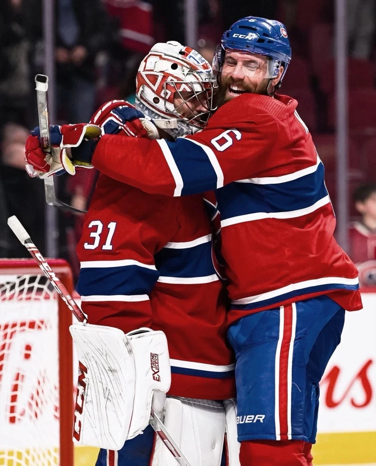Foto de Carey Price & Shea Weber Victory Embrace Montreal Canadiens 8x10 NHL Foto 1 de 1