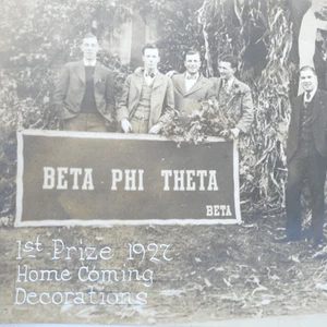 Beta Phi Theta Bruderschaft Foto 1927 UW Milwaukee Heimkehr Preis handgedruckt - Bild 1 von 6