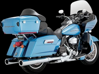 Silenciador deslizable de alta salida VH 4,5 pulgadas cromado Harley Street Glide Special 14-16 Foto 1 de 4
