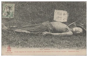 V8347/ Tonkin Indo-Chine Vietnam  Pirate deguise en milicien  AK 1908 - Bild 1 von 2