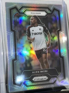 2023-24 Panini Prizim Premier League Alex Iwobi Refractor Fulham #155 - Picture 1 of 2