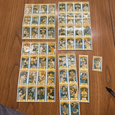 Kellogg's 3-D Super Stars 1979 juego completo de 60 3 hojas sin cortar  Foto 1 de 4