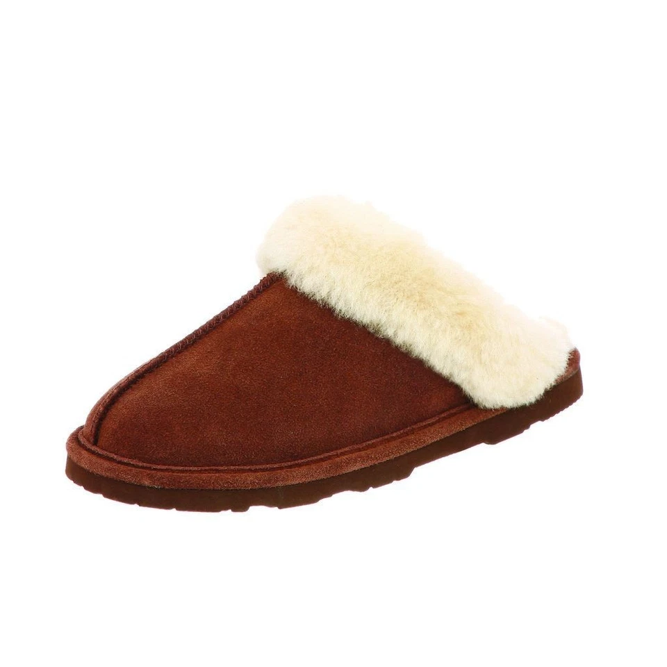 BEARPAW Women's Loki Slide SLIPPER 10 Hickory II