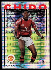 2024-25 Topps Chrome UEFA Club Comp #14 Chido Obi-Martin Pulsar Refractor - Picture 1 of 2