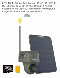 Cámara de trail celular Reolink 4k  - Imagen 1 de 1