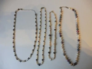 4 Belle, Vecchie Collane, Collana, Collana Di Perle, Multicolore, Madreperla! - Foto 1 di 9