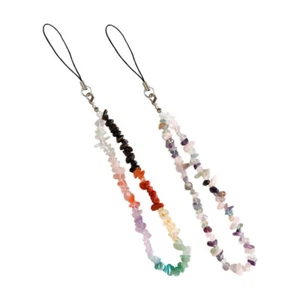 2 Pcs Handykette Schlüsselanhänger Telefongurt Dekoratives Lanyard - Zdjęcie 1 z 12