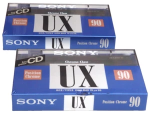 2x SONY CD Chrome Class Type II UX 90 ungeöffnet in OVP #966 - Bild 1 von 6