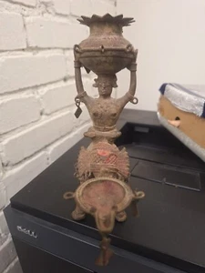 Vintage Asian Brass Elephant Incense Burner - Picture 1 of 5