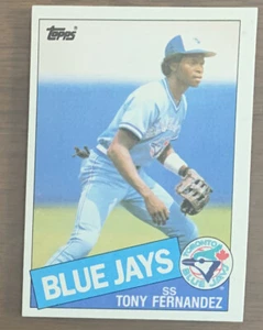 Novato Tony Fernández 1985 Topps #48, casi como nuevo - Imagen 1 de 2