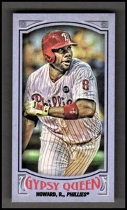 Topps Gypsy Queen 2016 mini púrpura #218 Ryan Howard/250 - casi nuevo-como nuevo - Imagen 1 de 2