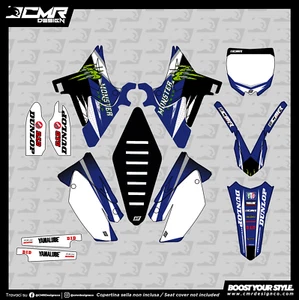 Kit Grafiche per YAMAHA Adesivi In Crystal YZ 125 250 2002-2014 UFO Restyled - Picture 1 of 1