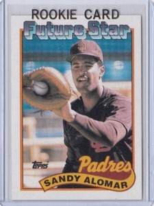 1989 Topps Sandy Alomar Jr. Future Star Rookie Card RC #648 Mint