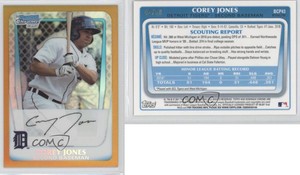2011 Bowman Chrome Prospects Gold Refractor /50 Corey Jones #BCP43