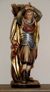 St. Pantaleon holzgeschnitzt, woodcarving Skulptur - Bild 1 von 1