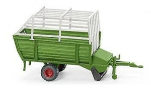 Wiking 038102 - 1/87 Hay Trailer - May Green/White - New - Picture 1 of 1