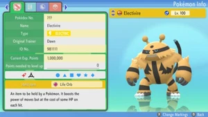 Shiny Electivire 6IVs Pokemon BDSP - Picture 1 of 4