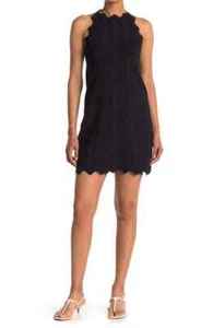 Vestido Ted Baker London Rickrack Tejido Cambio en Negro - Talla 4 Nuevo con Etiquetas $250 - Imagen 1 de 5