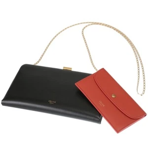 CELINE Borsa a tracolla pochette donna catena tracolla con marsupio 10A43 3A4C 38NO - Foto 1 di 14