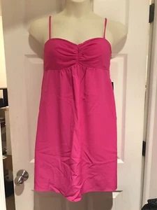 Oleg Cassini Pink Fascia Straps Short Dress Size 8 New - Picture 1 of 4
