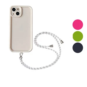 Handyhülle mit Band Schutz Case Hülle Tasche Kette Bumper TPU Cover zum Umhänge - Bild 1 von 39