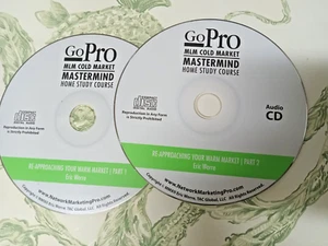 GO PRO MLM COLD MARKET MASTERMIND HOME STUDY COURSE  2  AUDIO CD DISCS - Photo 1 sur 2
