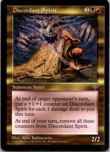 Discordant Spirit Mirage MTG HP - Picture 1 of 2