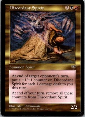 Discordant Spirit Mirage MTG HP - Image 1 of 2