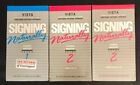 Signing Naturally Student Levels 1 & 2 VHS Video American Sign Language Series