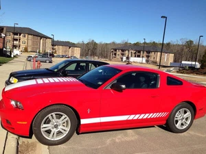 05 06 2008 2009 2010 2012 2013 2014 Mustang Faded Rocker stripes Stripe Graphics - Picture 1 of 12