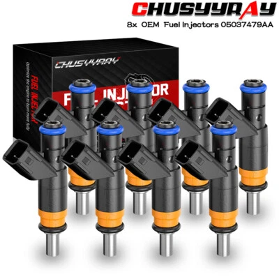 8x Inyectores de combustible 5037479AA para Ram 1500 2011 2012 2013 2014-2018 5,7 L V8 Foto 1 de 4