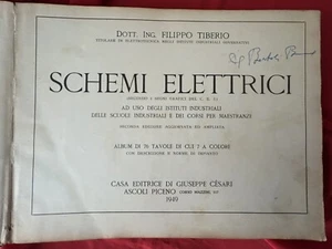 🌈Schemi Elettrici Scuola Istituti Industriali Ediz. Cesari Ascoli Piceno 1949 - Foto 1 di 23