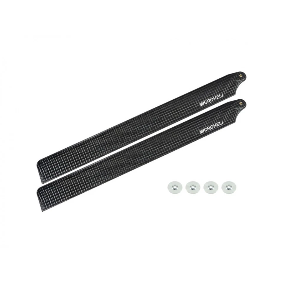 Microheli Carbon Fiber Main Blades 205mm - GOOSKY S2 - Image 1 of 1