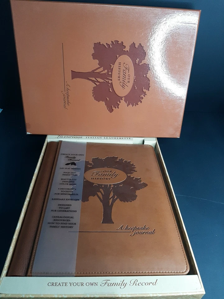 Our Family History a Keepsake Journal Italian Leatherette