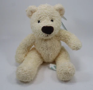 EBOT DARBY plush cream beanie Teddy Bear vintage plush RUSS BERRIE - Picture 1 of 14