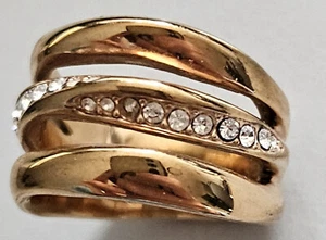 Wunderschönes Ring FOSSIL, Rose-Goldfarbig, Steine, Vintage, Neuwertig - Bild 1 von 8