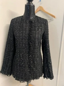 Giambattista Valli Blazer Jacket Black XS Women's A62 - Picture 1 of 8