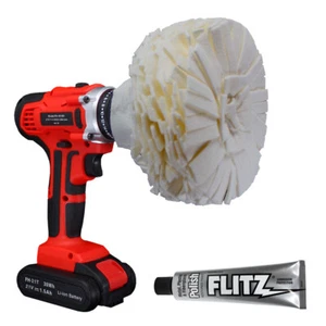 BOLA FLITZ BUFF GRANDE BLANCA 5" DE DIÁMETRO CON TUBO DE 1,76 OZ - Imagen 1 de 1