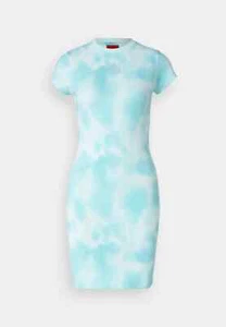 Hugo Boss Womens Blue Nabilla T-Shirt Dress - Size S - RRP £129 - Picture 1 of 11