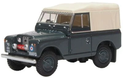 Oxford 76LR2S007 Land Rover S2 SWB RAF POLIZIA 1/76 Scala 00 Gauge T48 Post - Immagine 1 di 4