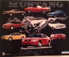 Mustang History 1965-1999  8" X 10" Car Poster O/P Own It!!