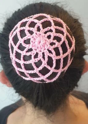 Crochet Bun Nets - Pink. Ballet. Ballerina. - Image 1 of 2