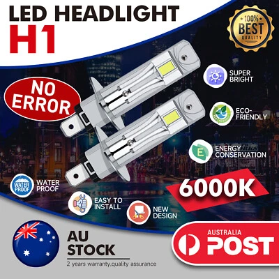 NEW For Honda S2000 (2000-2009) 2x H1 Front Light Bulbs 6000K White Canbus AU - image 1 of 4