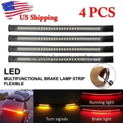4x LED Strip Tail Brake Lights For Yamaha Royal Star XVZ1300 Stratoliner XV1900 — 第 1/4 张图片