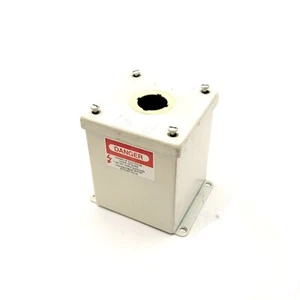 Hoffman E-1PBX Push-Button Enclosure 4"(L) x 4"(W) x 4-3/4"(D), NEMA 12, IP65 - Picture 1 of 5