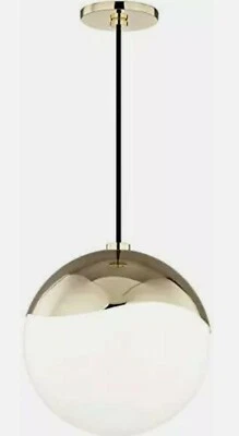 Мини-кулон Mitzi Ella шириной 10 1/2 дюйма из полированной латуни - Изображение 1 из 4