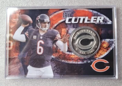 Jay Cutler Highland Mint Card Silver Plated Medallion 39mm Coin Limited Edition - Image 1 of 4