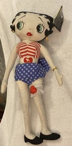 Peluche pupazzo Betty Boop 16" 1999 tutto americano Betty gioca America la bella - Foto 1 di 8
